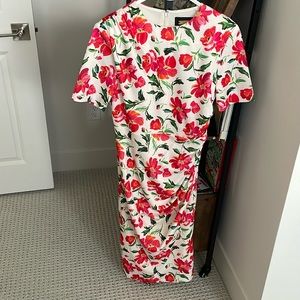 Floral Pink Alexia Admor Mido Dress Size Small